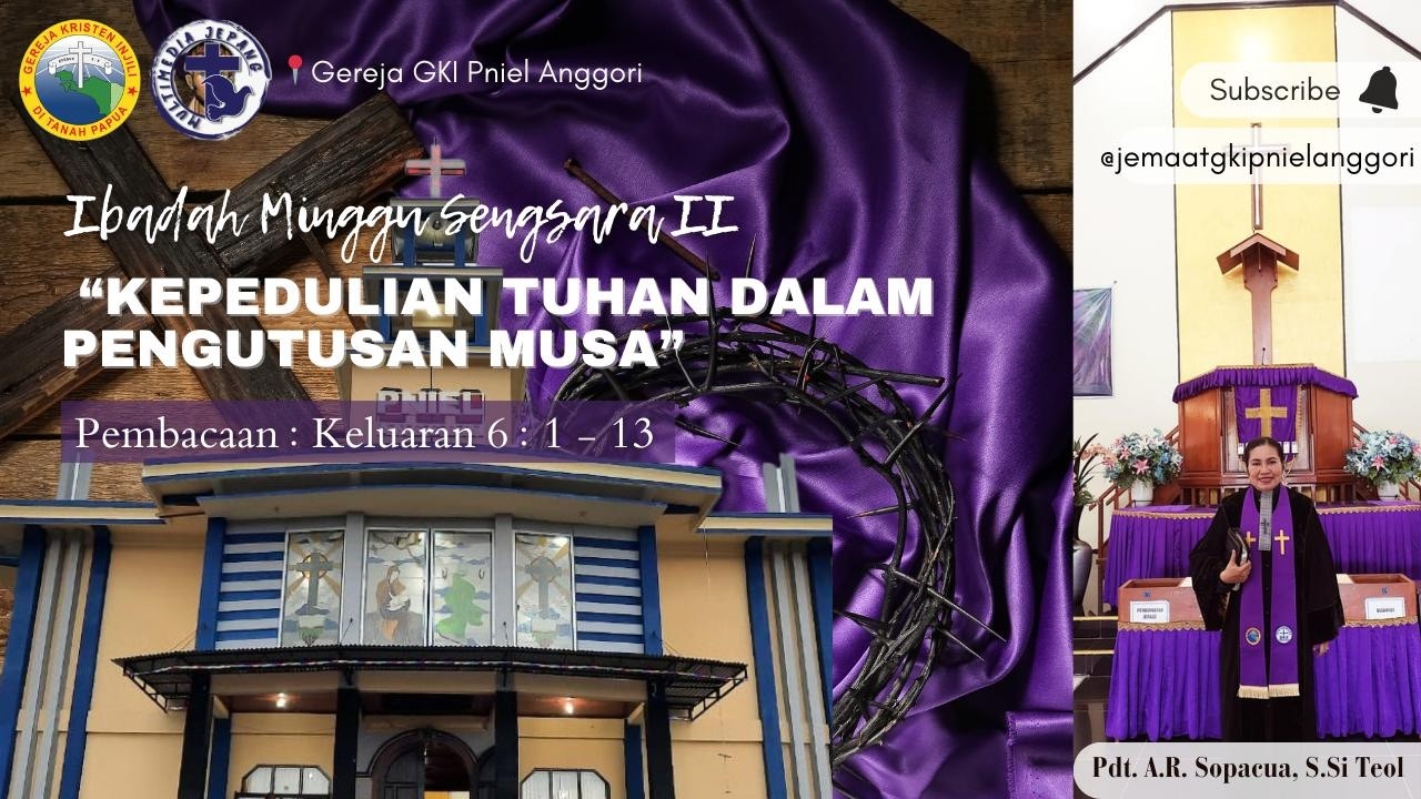 Ibadah Minggu Pagi II Jemaat GKI Pniel Anggori || Minggu, 22 Februari 2026 || LiveStreaming