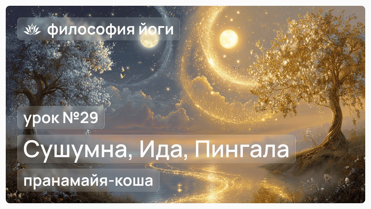 Философия йоги для начинающих. Урок №29. Сушумна, Ида, Пингала