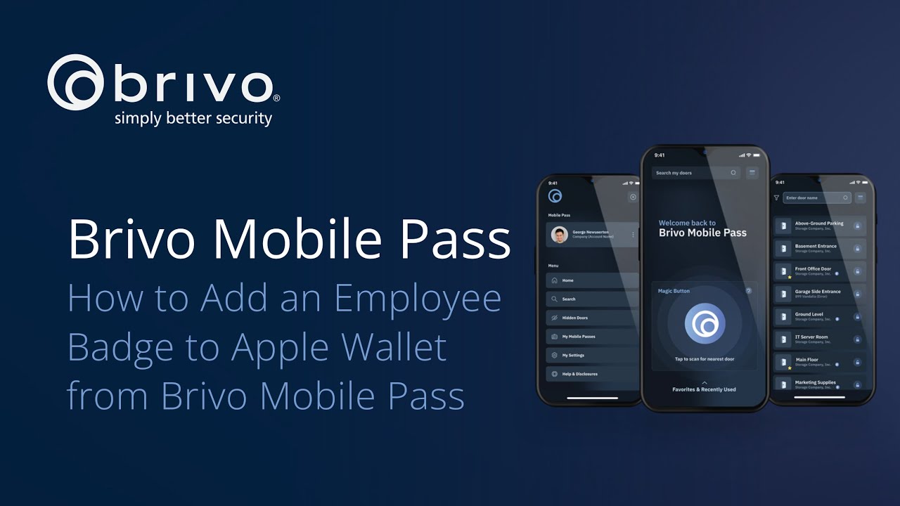 How to Add an Employee Badge to Apple Wallet from Brivo Mobile Pass