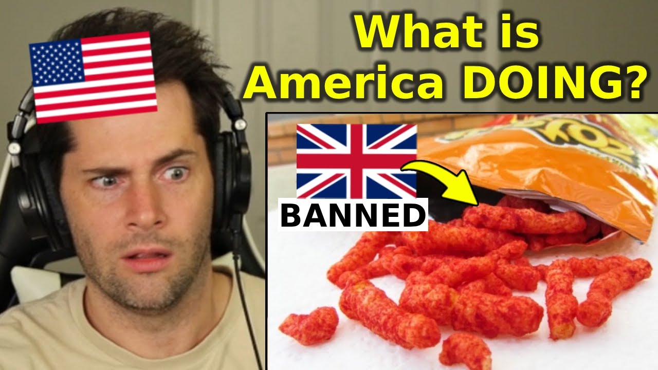 American Reacts to US Products That Are BANNED in the UK