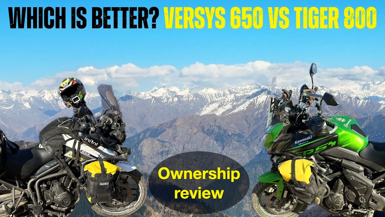Kawasaki Versys 650 Vs Triumph Tiger 800 | Ownership Review | Chanshal Pass Bike Ride
