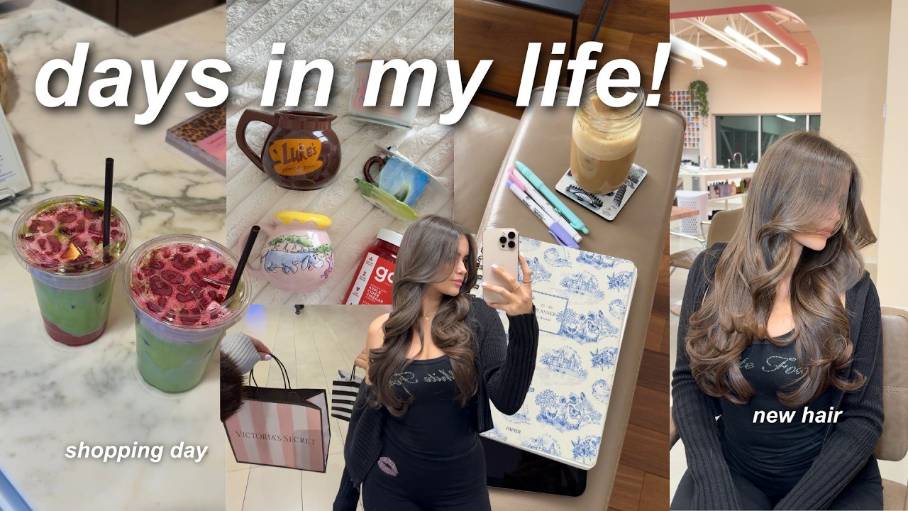 DAYS IN MY LIFE 🍵🌸: home vlog, shopping, hauls, new hair & more
