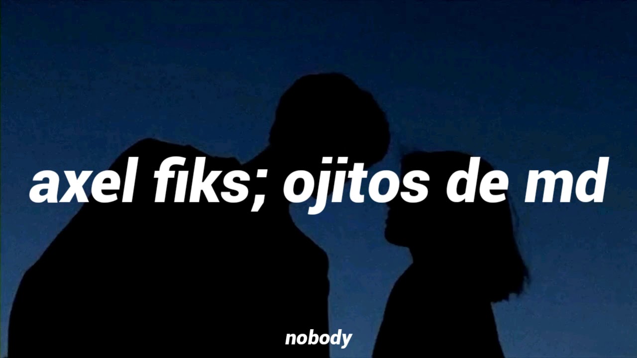 Axel Fiks - Ojitos de MD // letra