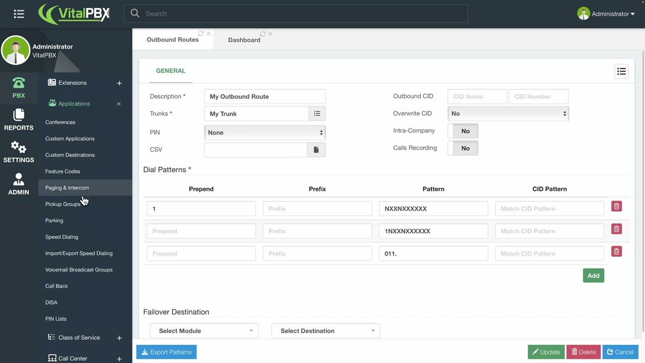 VitalPBX PIN Lists - Secure Outbound Route Access Guide