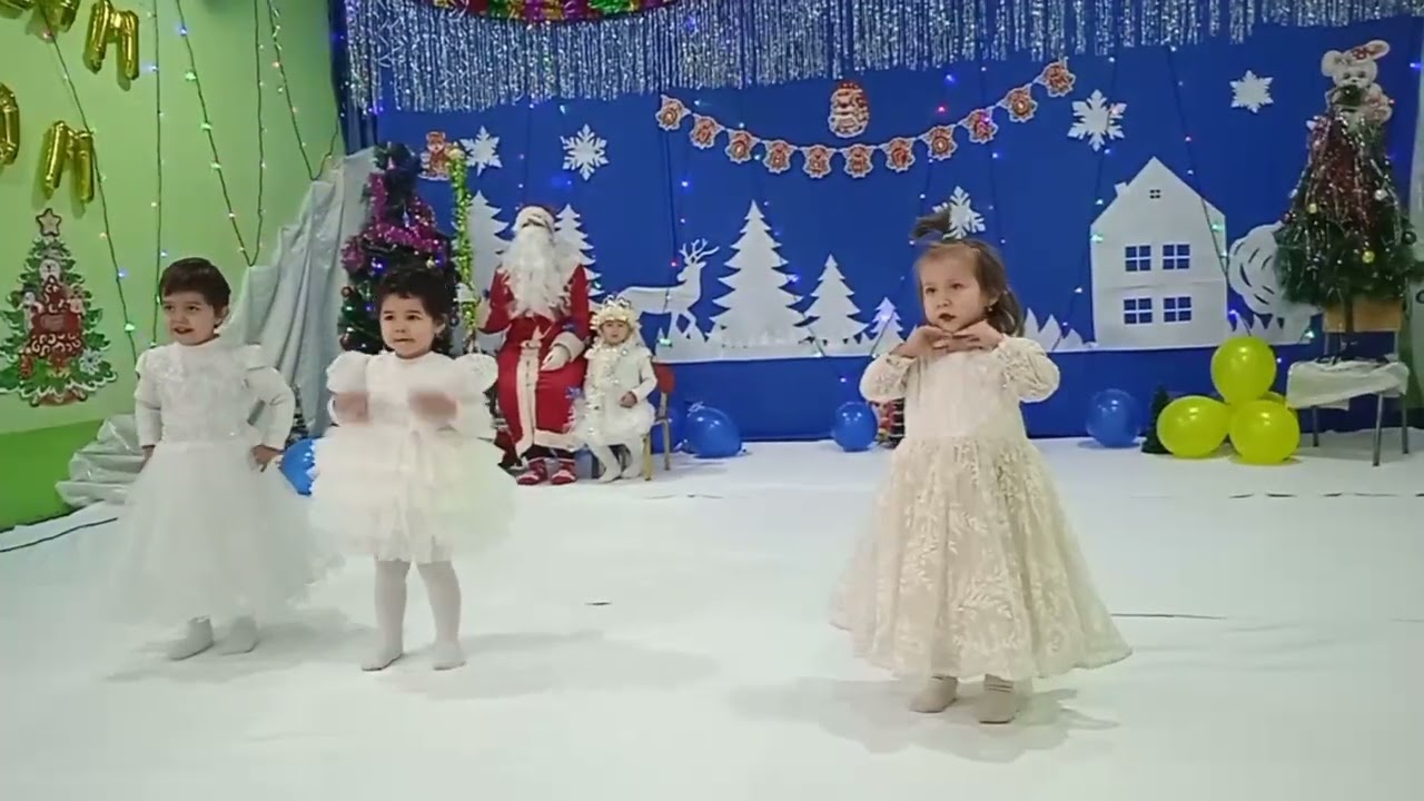 Tumandagi 8-DMTT da yangi yil tadbiridan lavhalar