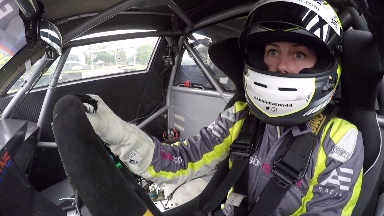 Abbie Eaton Onboard Face Cam Titans RX Lydden Hill