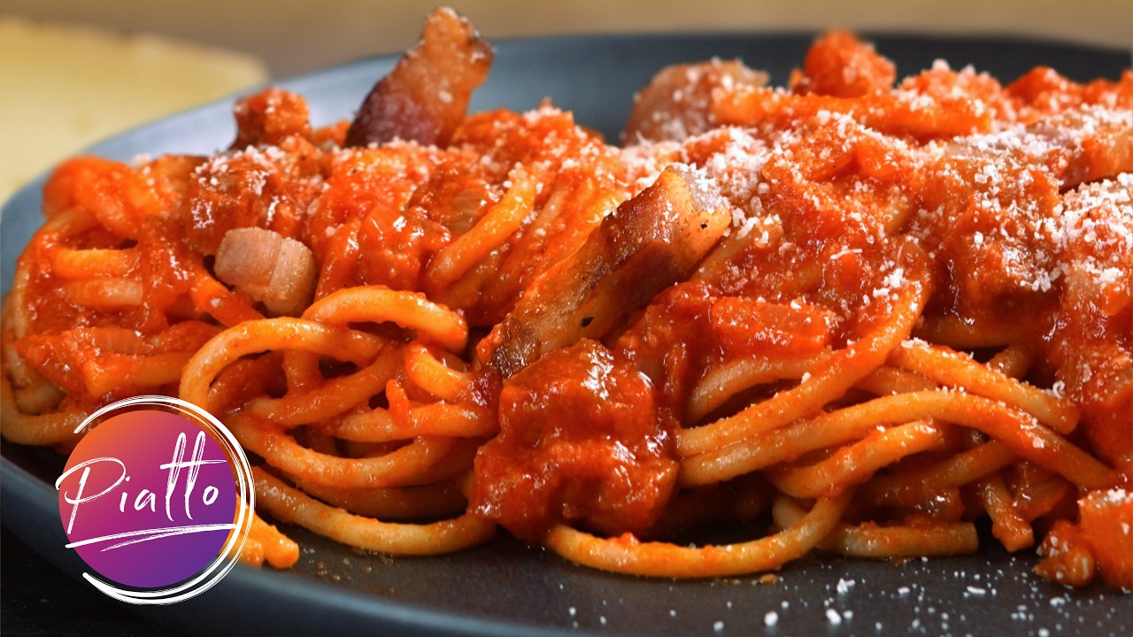🍝 Pasta all'Amatriciana 🇮🇹 - Ricetta Originale - con Flavia Diamante