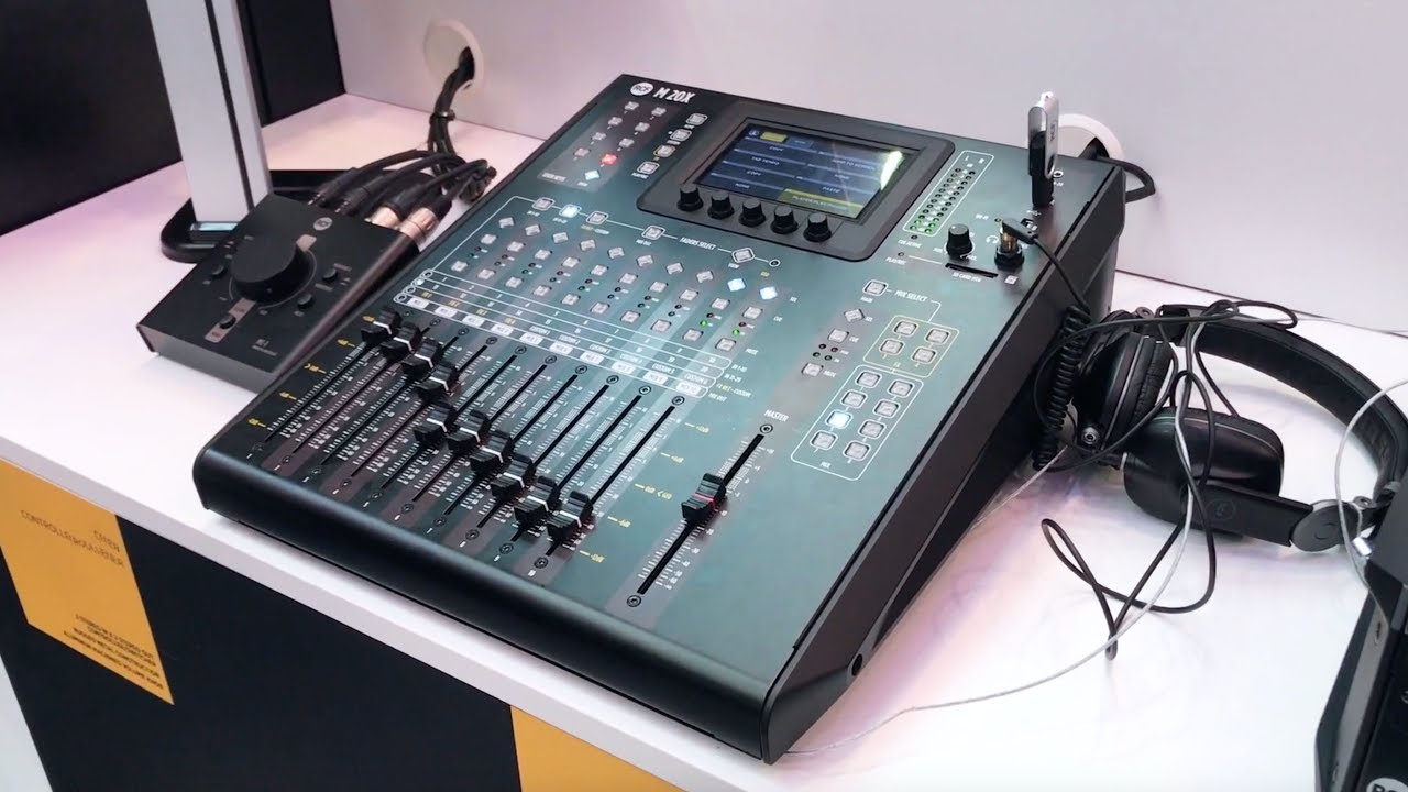 RCF M20X & M20R! Nowe cyfrowe miksery na Prolight+Sound 2019