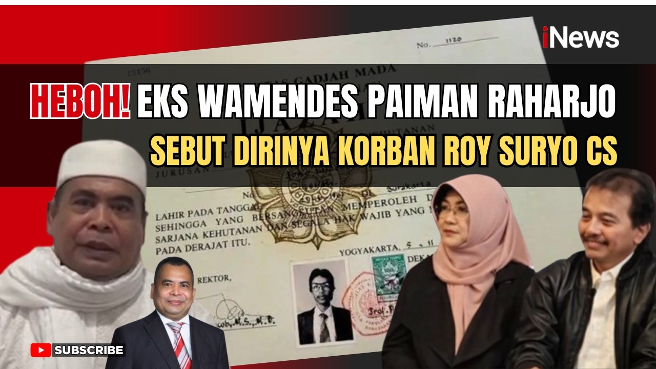 BLAK-BLAKAN! Paiman Raharjo Ngaku Jadi Korban Roy Suryo Cs: “Saya Sampai Susah Cari Kerja!”