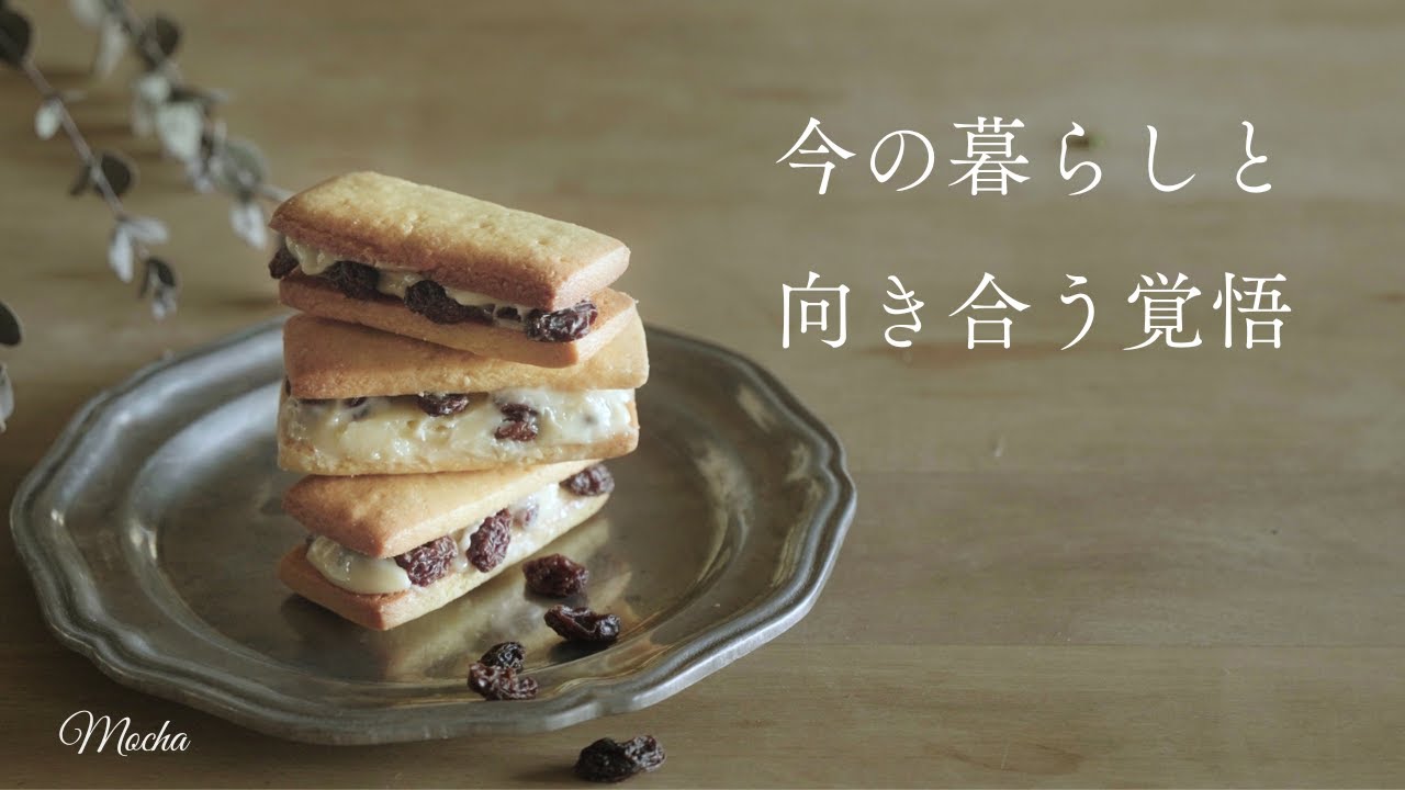 vlog| 私の人生これでよかったのか｜レーズンバターサンド再現レシピ｜ニモのいるお魚天国｜思い出を整理する｜ Butter Sandwich Cookies.