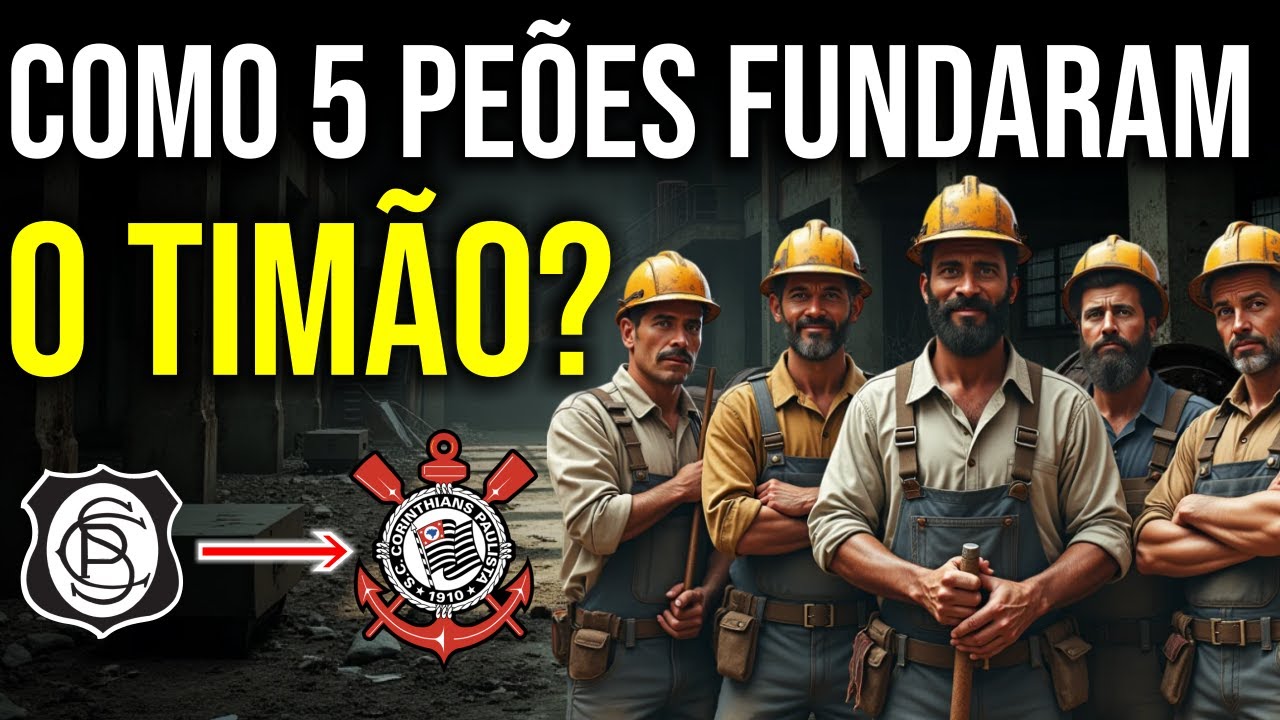 A HISTÓRIA DO CORINTHIANS: COMO 5 TRABALHADORES TIVERAM A IDEIA DE FUNDAR O TIMÃO EM 1910?
