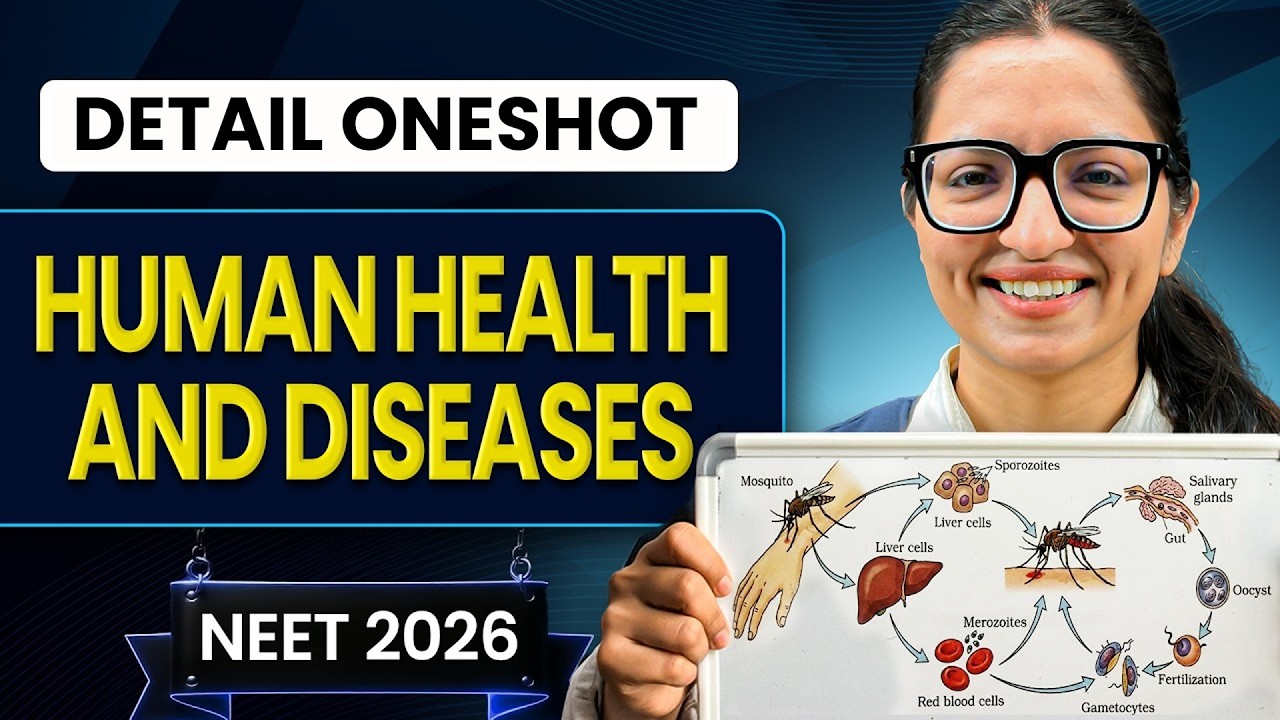 Human Health And Disease Oneshot for NEET | Yoddha 2026 | Ritu Ma'am
