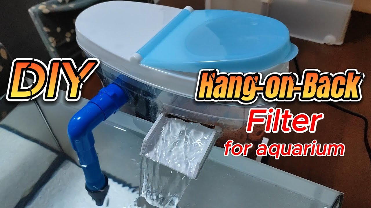 DIY Hang-on-back Filter | DIY aquarium Filter | How to make Aquarium filter at Home.