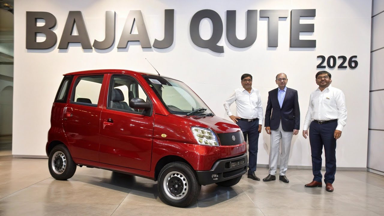 Представлен новый Bajaj Qute 2026 года! Самый доступный в мире квадроцикл в обновленном исполнени...