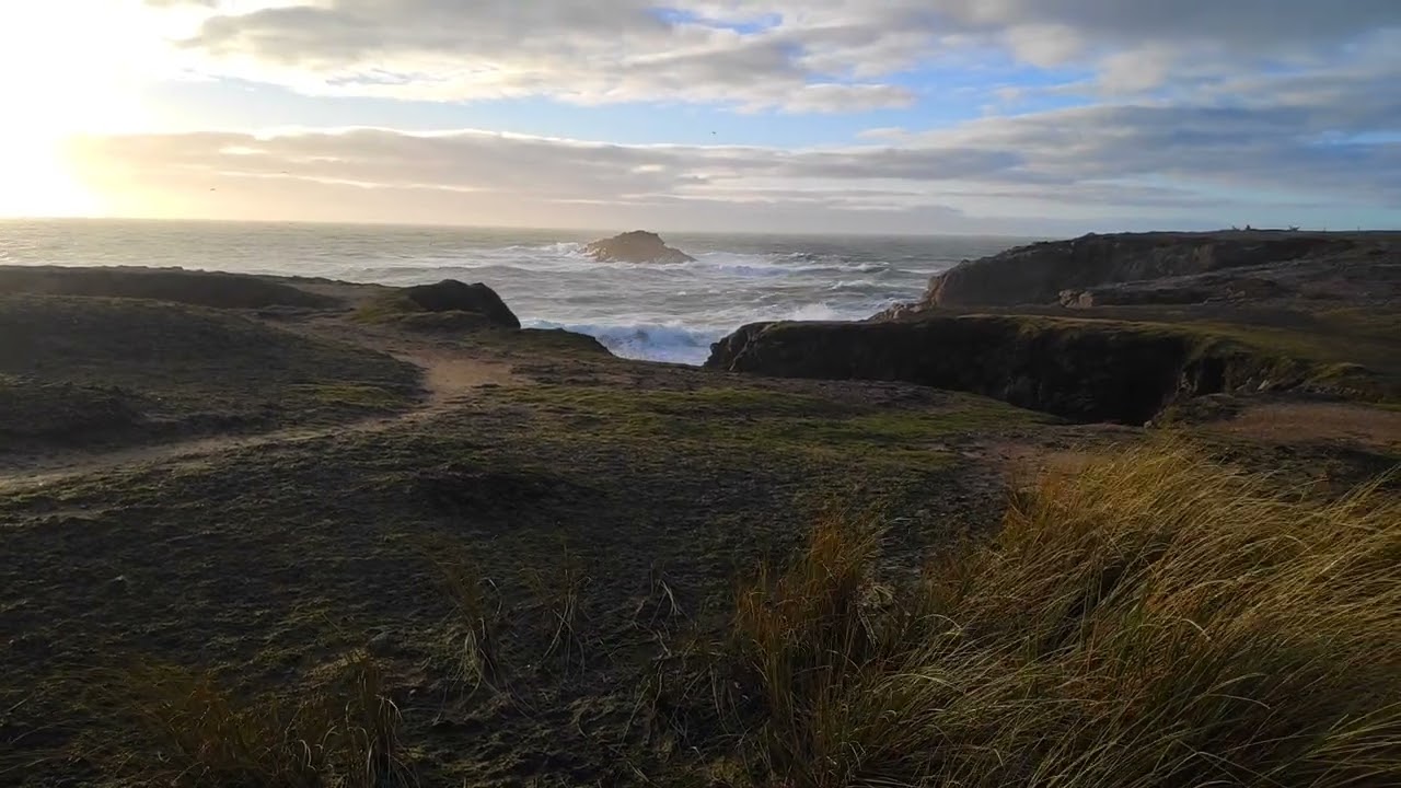 Côté Sauvage Quiberon #bretagne #tempête 