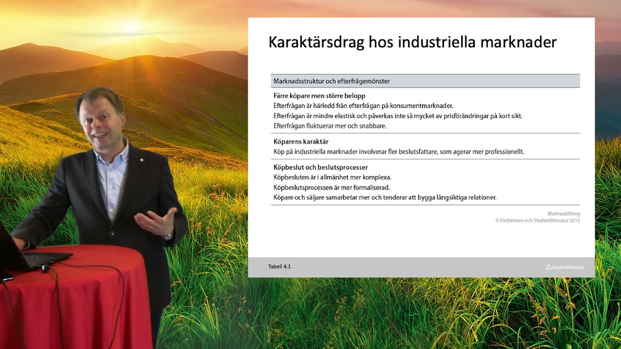 Kapitel 7 Marknadsf&ouml;ring av Parment: Industriell marknadsf&ouml;ring