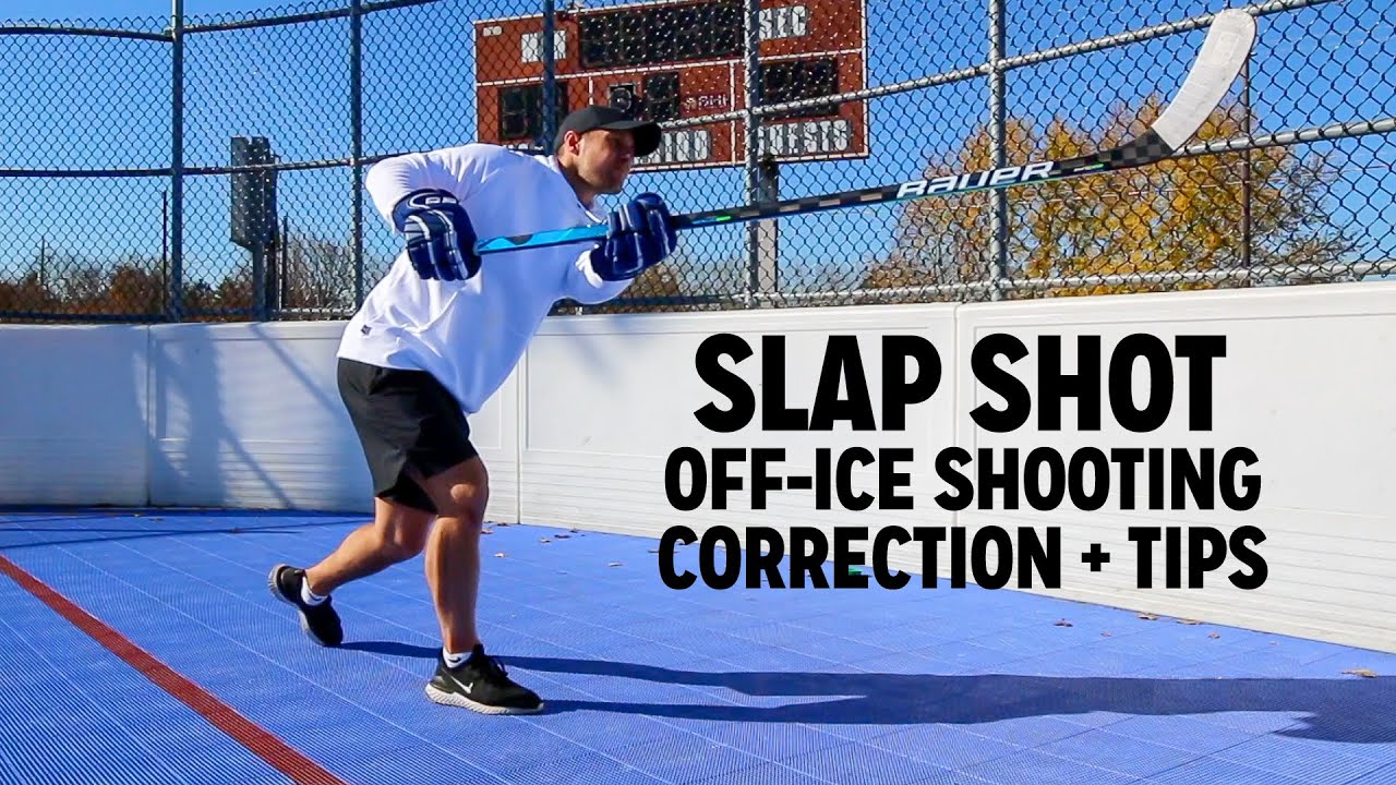 SLAP SHOT | Off-Ice Shooting Correction + Tips | iTrain Hockey