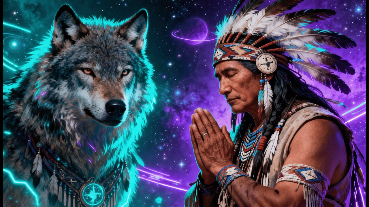 🐺 Wolf Spirit – Native American Shamanic Ritual | Sacred Prayer Chant for Healing & Inner Peace