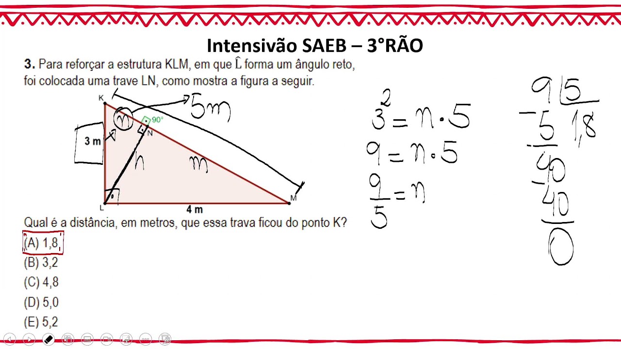🔴 NOITE - MATEMÁTICA - 22.09.25 - 3ª Série  - AULA 01