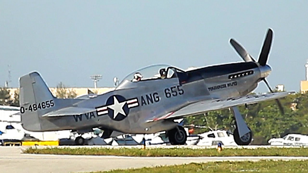 {TrueSound}&trade; North American P-51 / TF-51D Mustang Engine Run + Takeoff from Pompano
