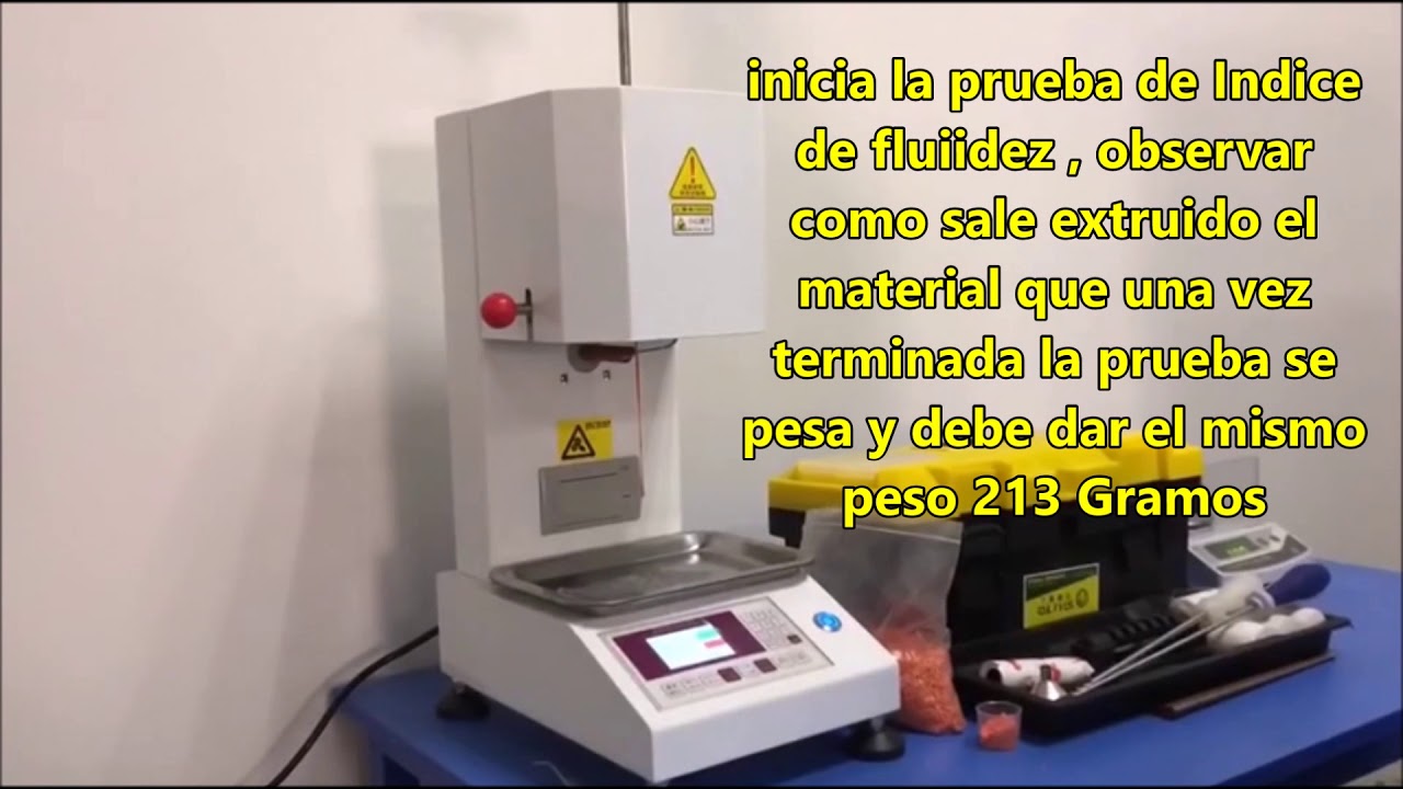 PLASTOMETRO MELT INDEX TESTER 2019