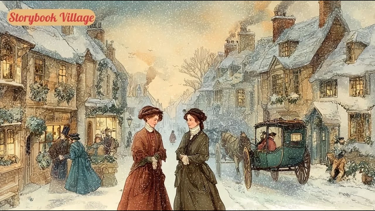 Snowfall in a Storybook Village – Soft Piano for Quiet Winter Hours