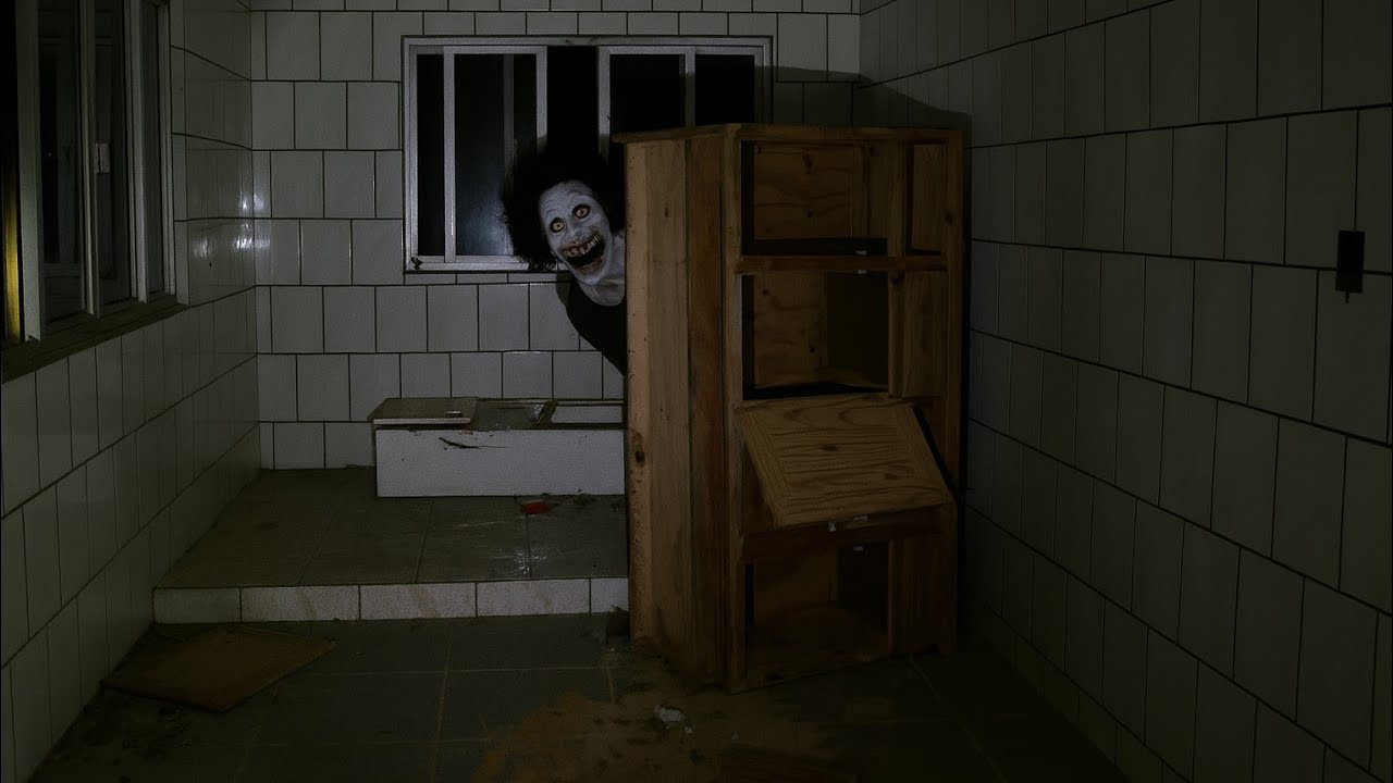 FANTASMA MEDONHO SURGE NA FRENTE DA CÂMERA TRAZENDO TERROR