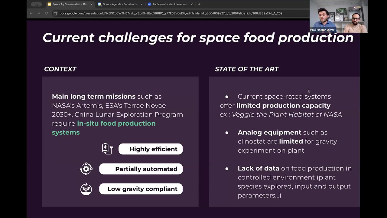 SpaceAg Conversations #4: The Journey of Entrepreneurship in Space Farming | Orius