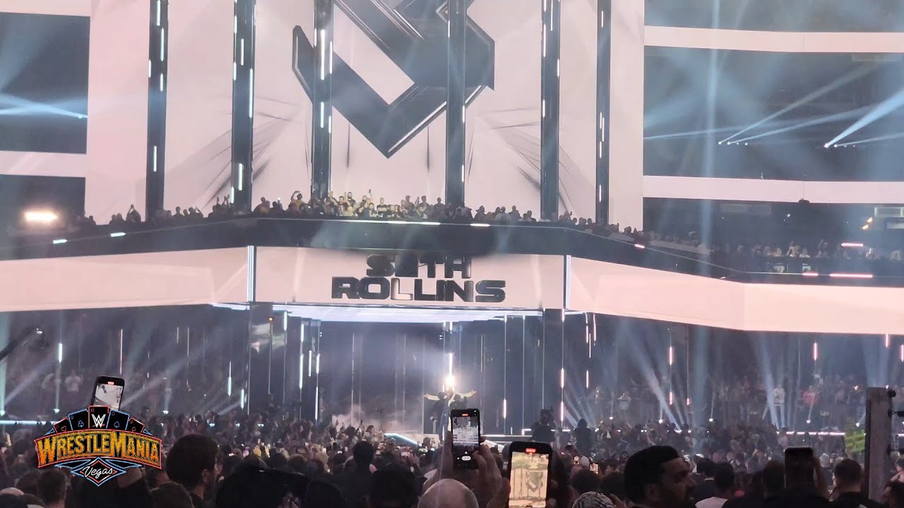 WWE WrestleMania 41 Saturday - Seth Rollins Live Entrance Crowd Reaction