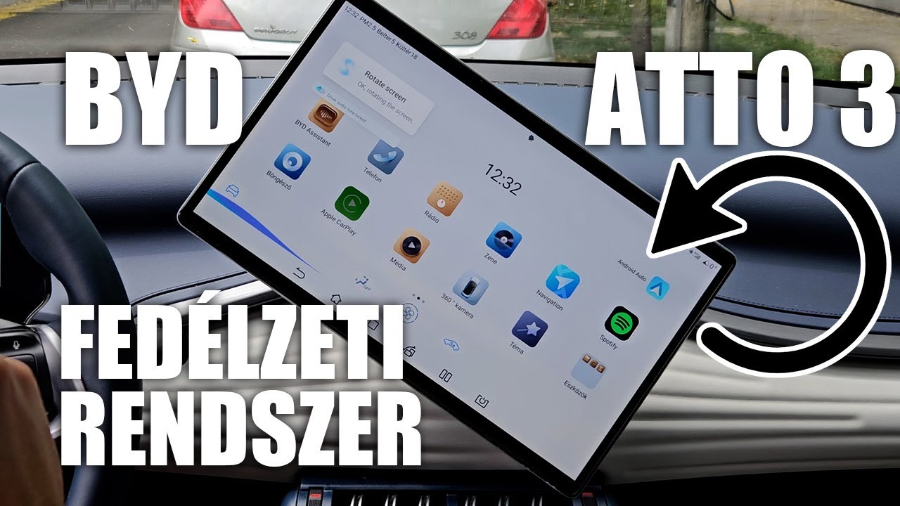 A BYD Atto 3 fedélzeti rendszere