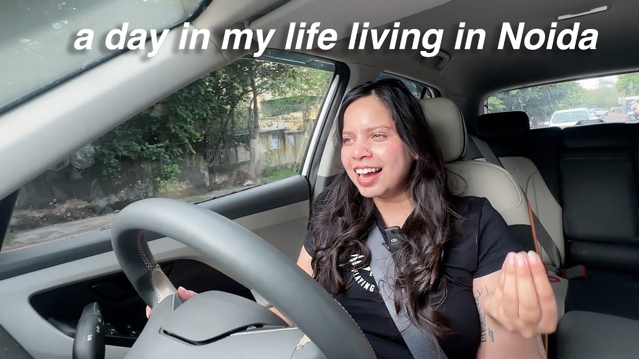 a productive day living in NOIDA(what I cook, grocery haul, coffee run)