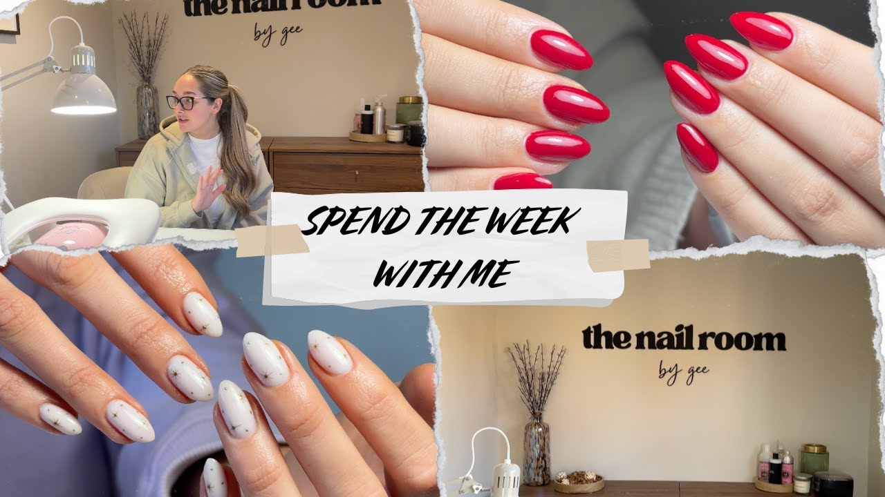 ПРОВЕДИТЕ НЕДЕЛЮ СО МНОЙ В КАЧЕСТВЕ МАСТЕРА ПО НОГТЯМ | ДО И ПОСЛЕ | THE NAIL ROOM BY GEE