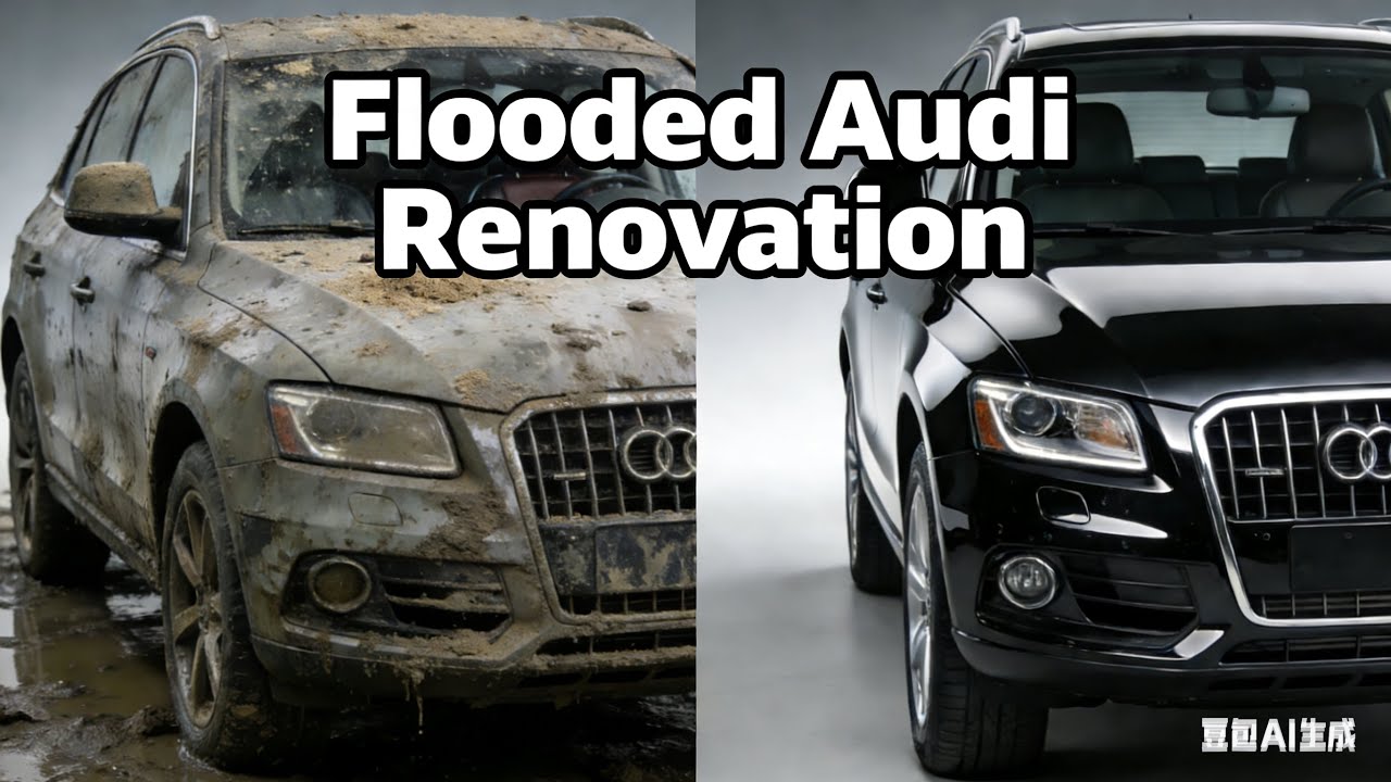 From flooded wreck to camper van:I Bought Cheap Audi Q5& Rebuilt It for an Epic Road Trip