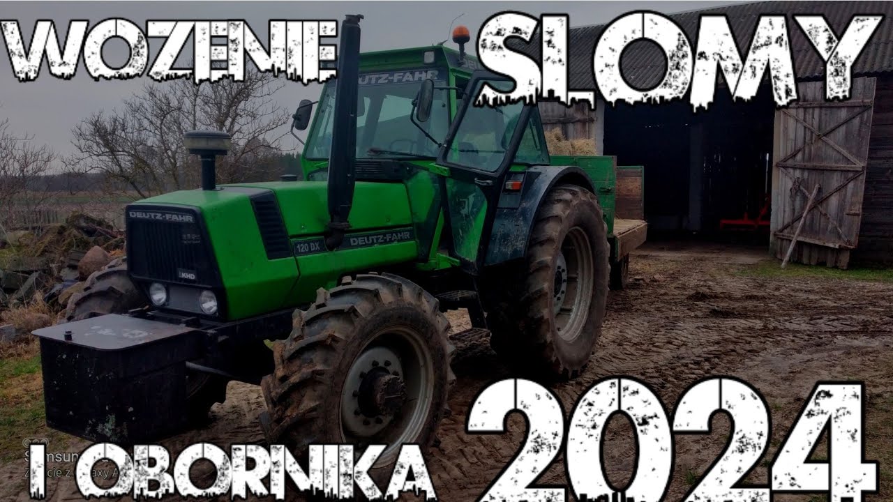 Wożenie słomy & obornika- ursus c360 z autosanką i deutz fahr dx120 - dżwięk silnika😱
