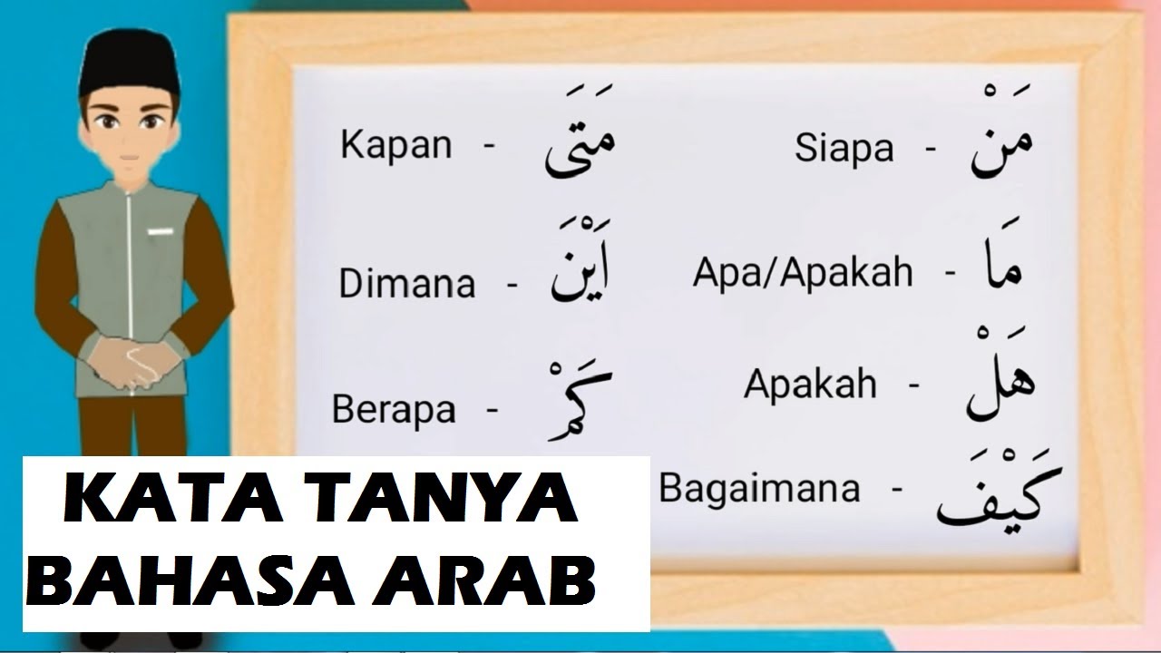 BEBERAPA KATA TANYA DALAM BAHASA ARAB DAN CONTOH KALIMATNYA