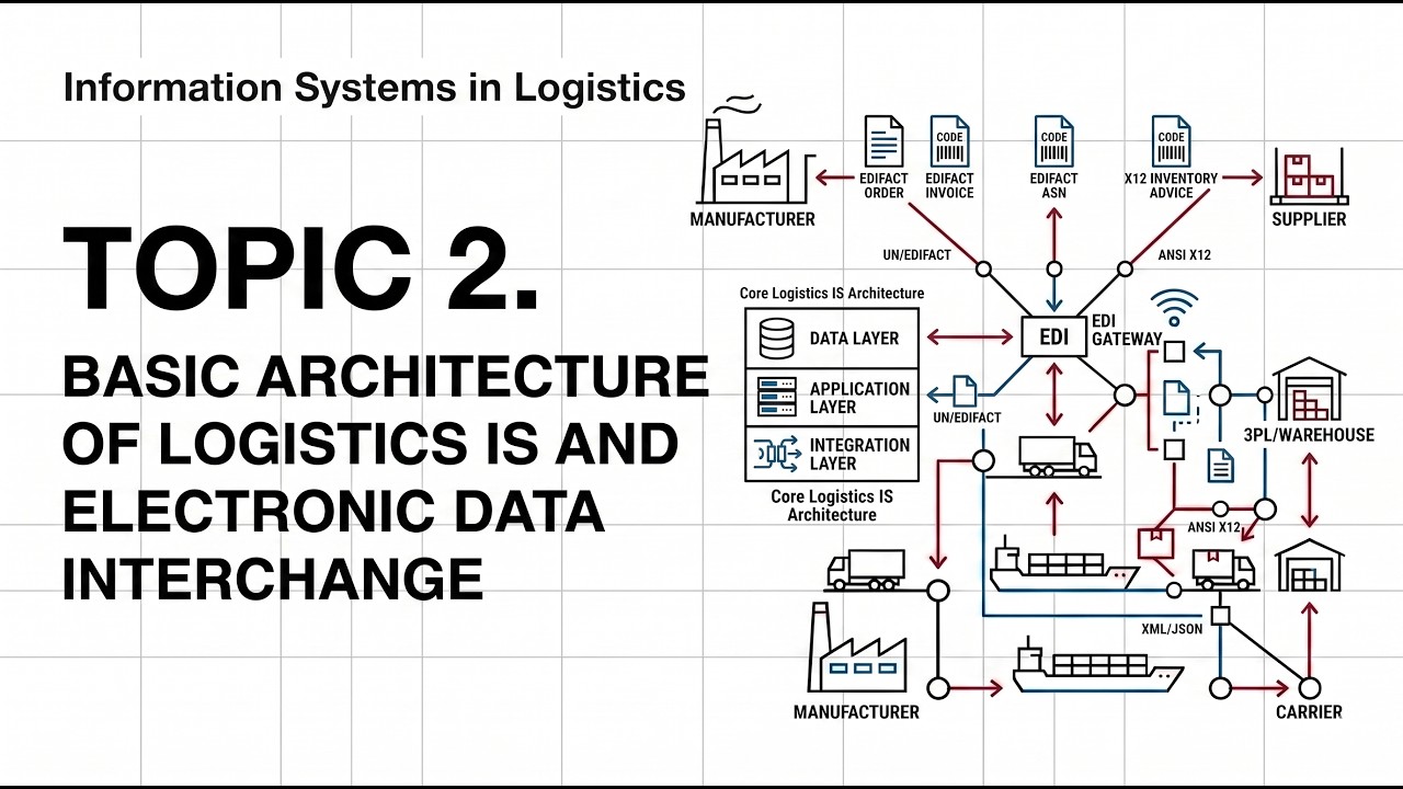 Topic 2. Basic Architecture of Logistics IS and Electronic Data Interchange