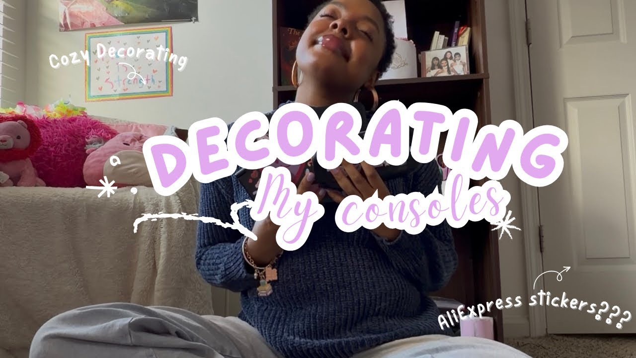 Cozy console decorating-ps vita, ndsi & portable dvd player