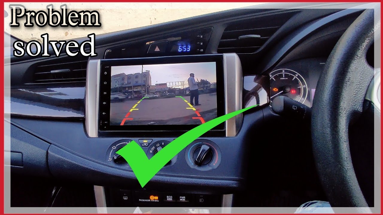 Reverse camera not working||Problem Solved||  Back camera not working|| Parking Camera