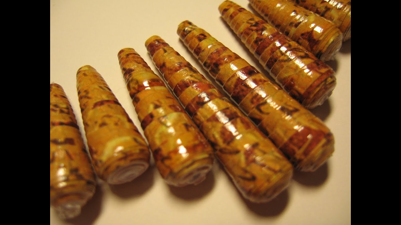 Making a Cone/ Teardrop paper bead