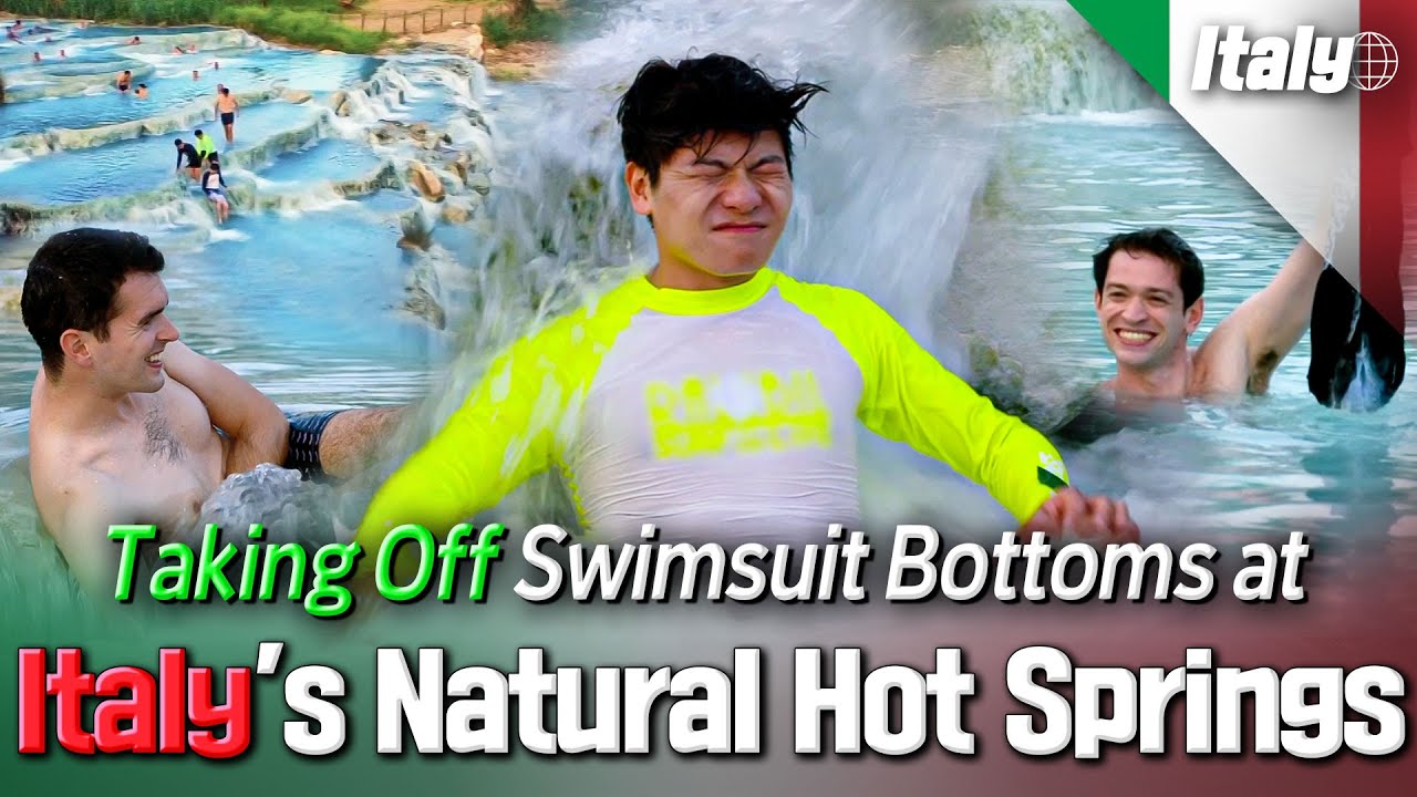 🇮🇹 Going Bare at Italian Natural Hot Springs! 😳♨️ Cultural Shock
