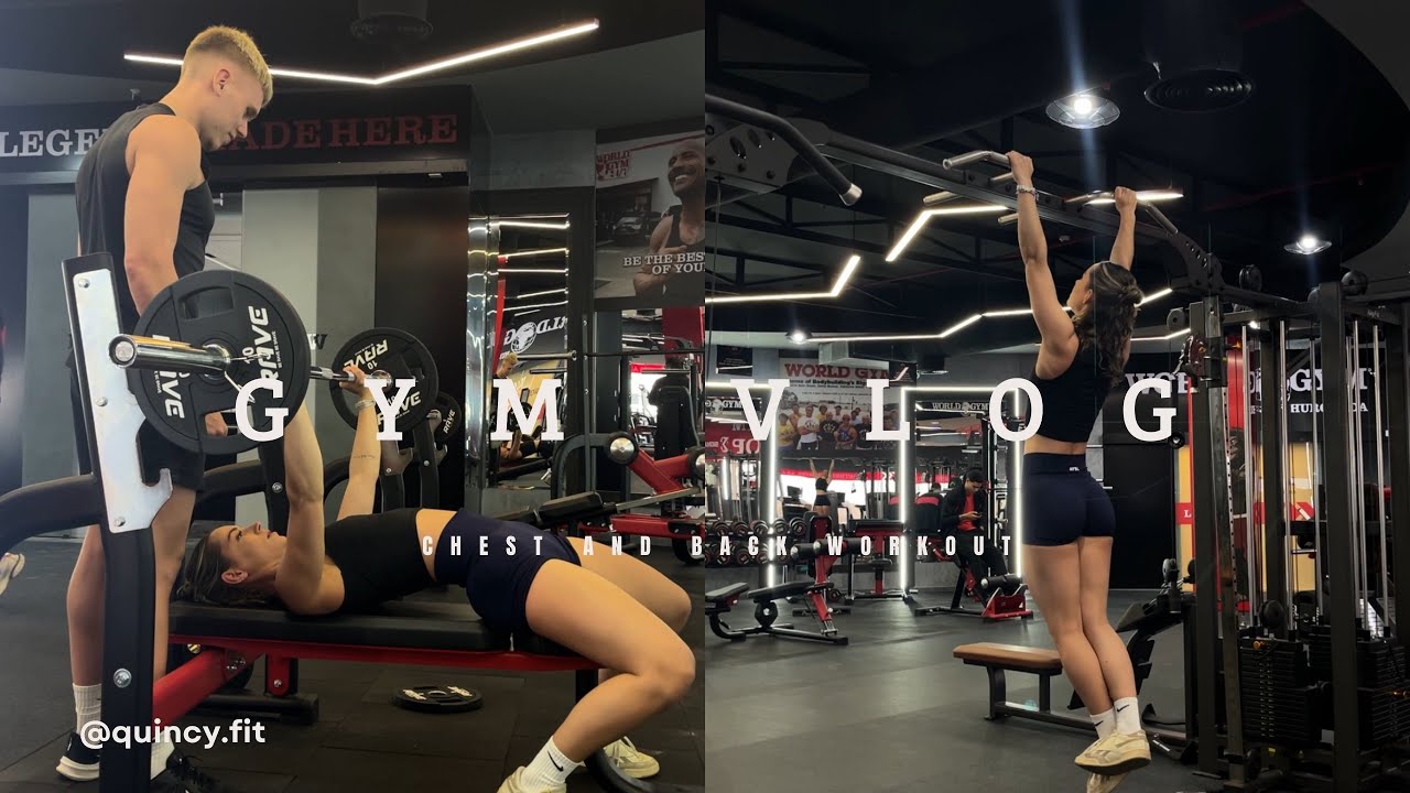 Gymvlog Egypte || Chest en back workout 🎧🤍