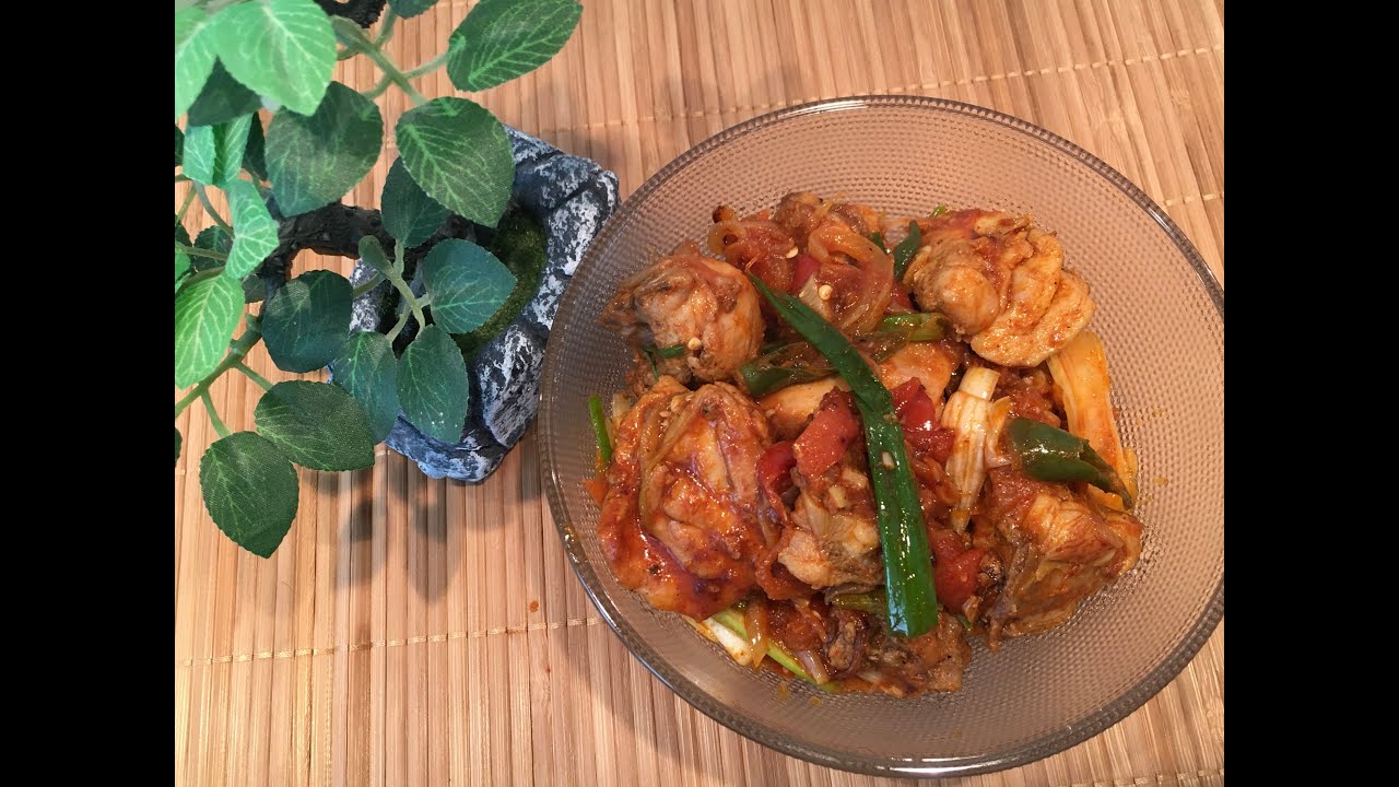 Bhutanese Jasha Paa - Spicy Chicken Dry - Quick, Simple and Tasty - Bhutan