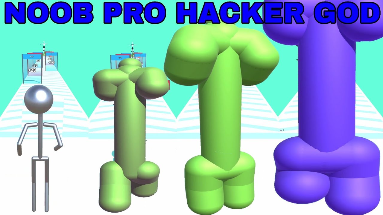 NOOB VS PRO VS HACKER VS GOD  in Stickman Run