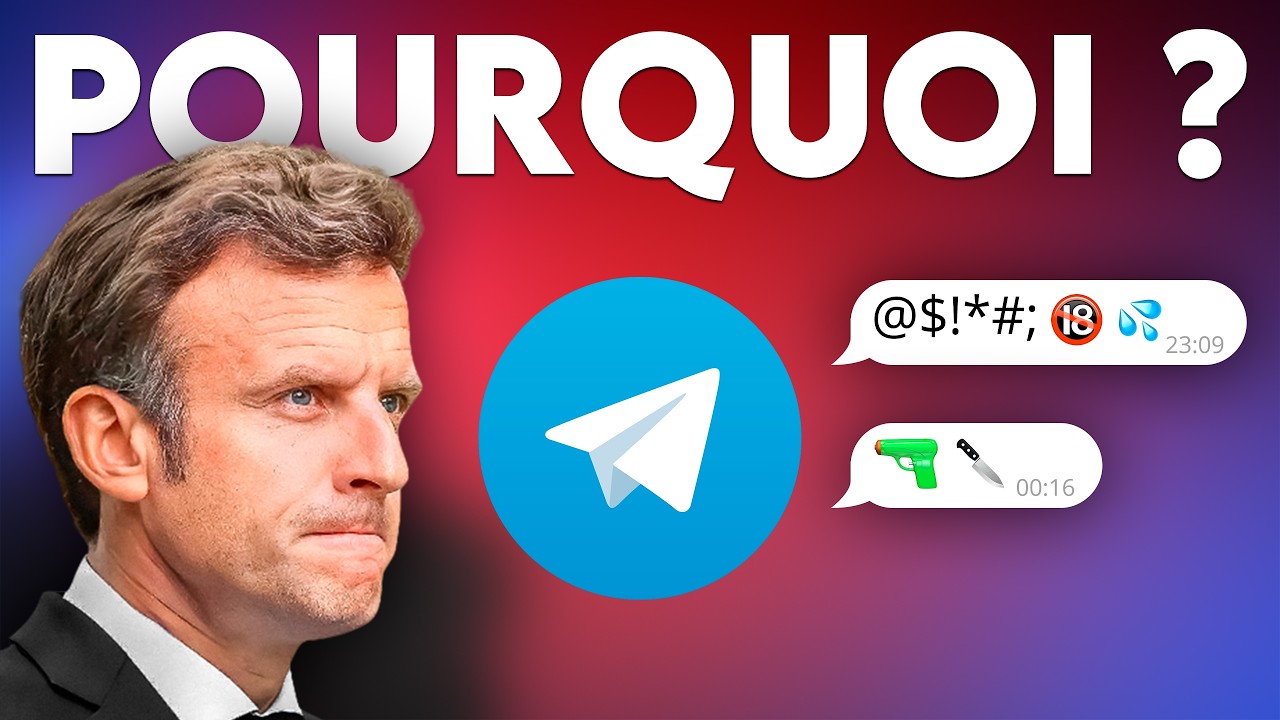 La France arr&ecirc;te le patron de Telegram, Macron est accus&eacute; et r&eacute;agit