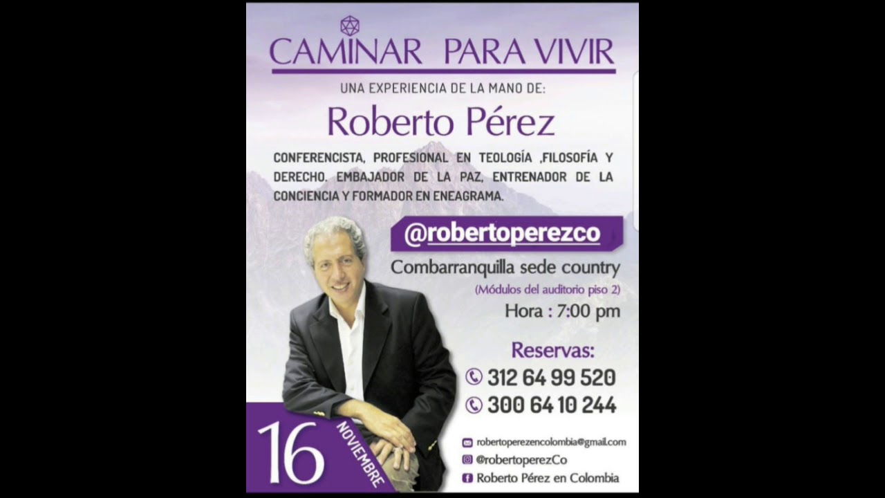 CAMINAR PARA VIVIR  - ROBERTO PEREZ