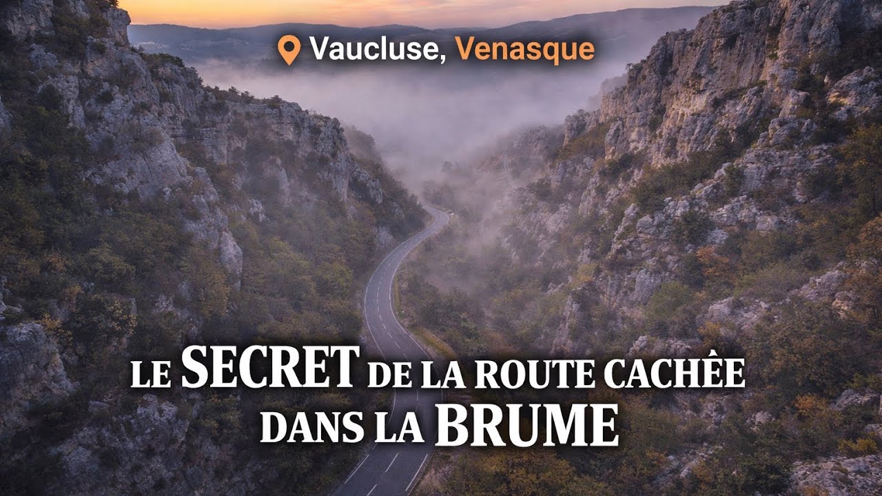 Brume matinale sur les calcaires - Route sinueuse et silence