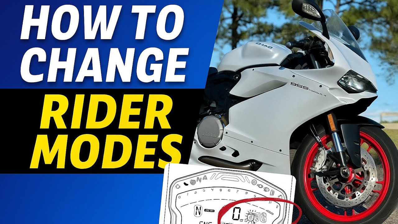 2016 Ducati Panigale 959 Rider Mode settings adjustment -(EBC, DTC, ABS, DQS)