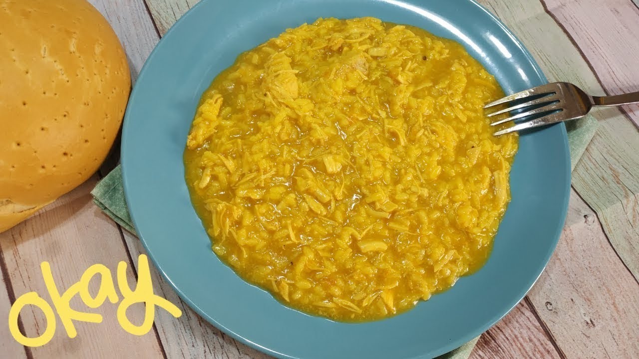 ARROZ CALDOSO DE POLLO, ideal y sabroso, con Mambo!!!
