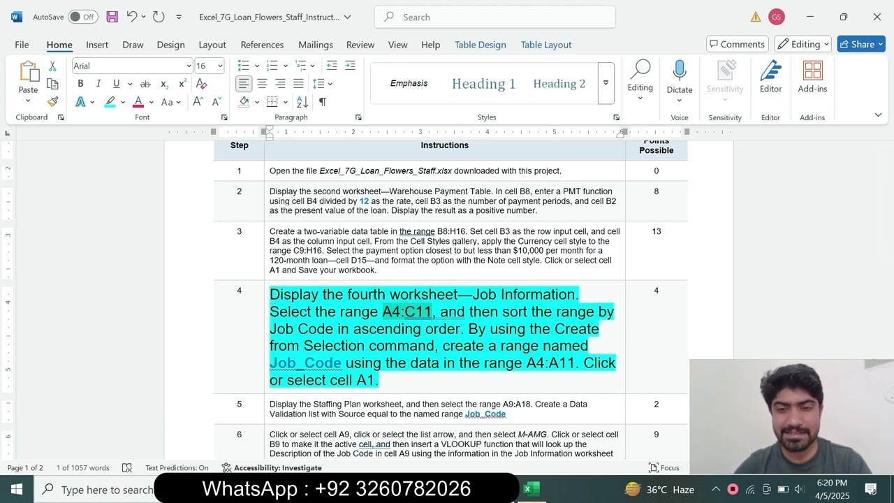 Excel_7G_Loan_Flowers_Staff | Excel 7G Loan Flowers Staff |  excel 7G Loan Flowers Staff | excel 7G