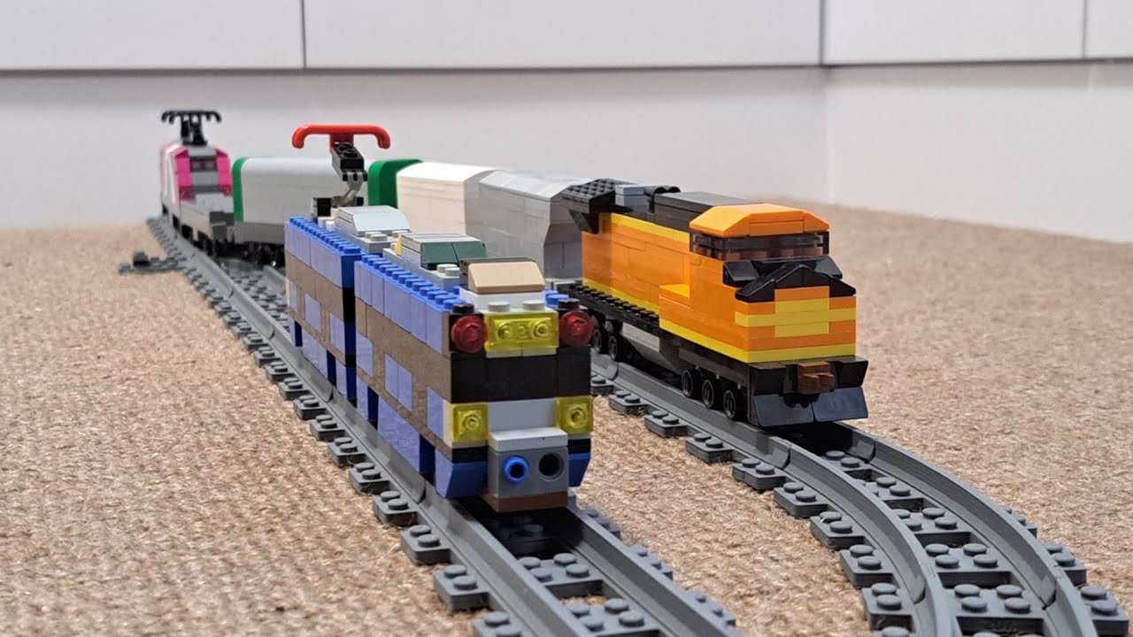 Stalled freight train - 4 Stud Railway